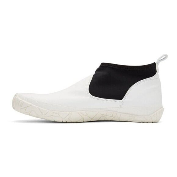 Issey Miyake Men White Vulcanized Mid-Top Sneakers 42 9 New - Picture 15 of 15